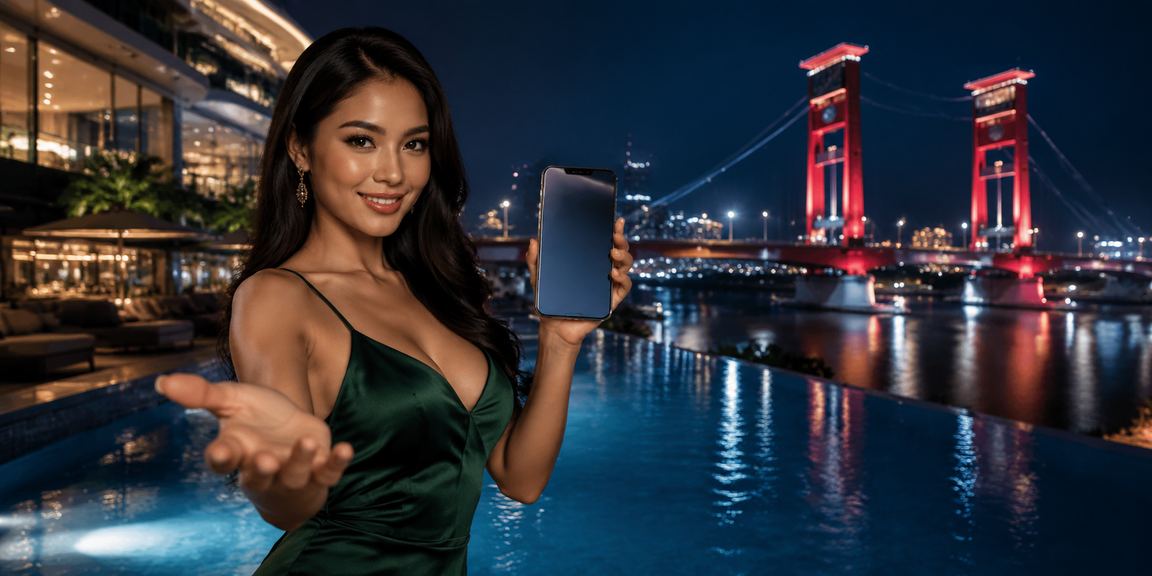 Pengguna mengakses platform hiburan online dengan keamanan data terjamin